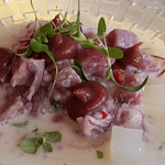 Ceviche tonijn-avocado-limoen