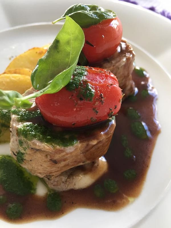 Saltimbocca/basilicum